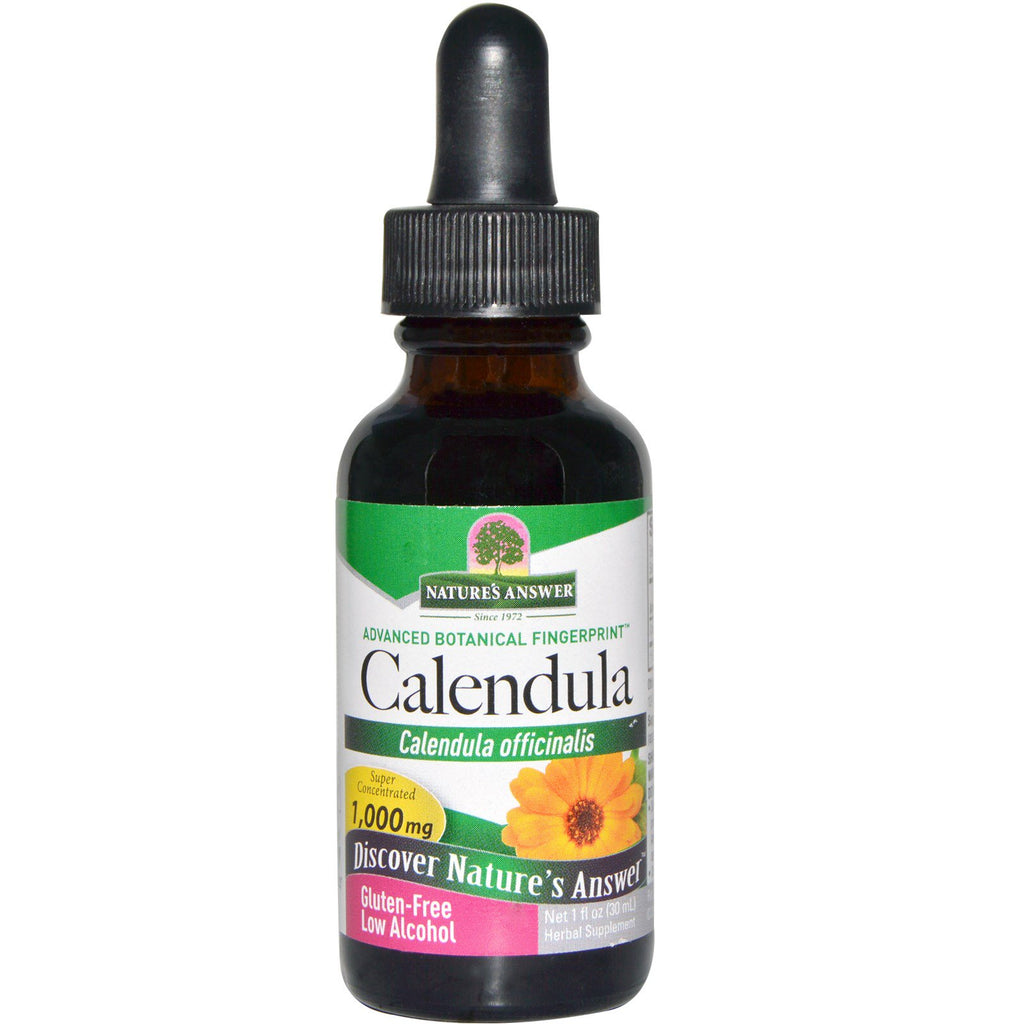 Nature's Answer, Calendula, lav-alkohol, 1000 mg, 1 fl oz (30 ml)