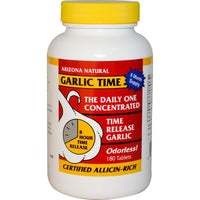 Arizona Natural, Garlic Time, 180 Tablets