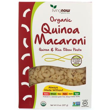 Now Foods Macarrones con quinua sin gluten 8 oz (227 g)