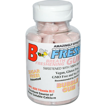 B-Fresh Inc. Breath Freshening Gum Bubble Gum 50 Pieces