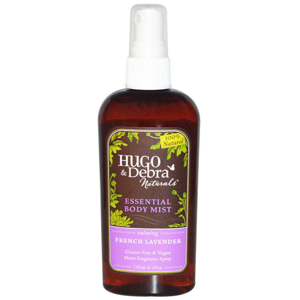 Hugo Naturals, Bruma corporal esencial, lavanda francesa, 4 fl oz (118 ml)