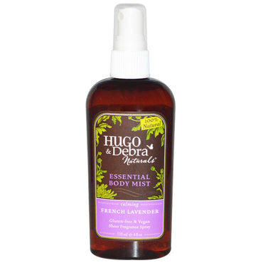 Hugo Naturals, Essential Body Mist, fransk lavendel, 4 fl oz (118 ml)