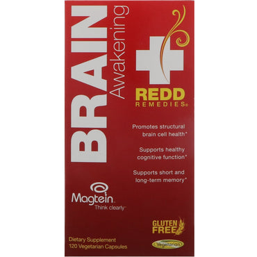Redd Remedies, Brain Awakening, 120 Vegetarian Capsules