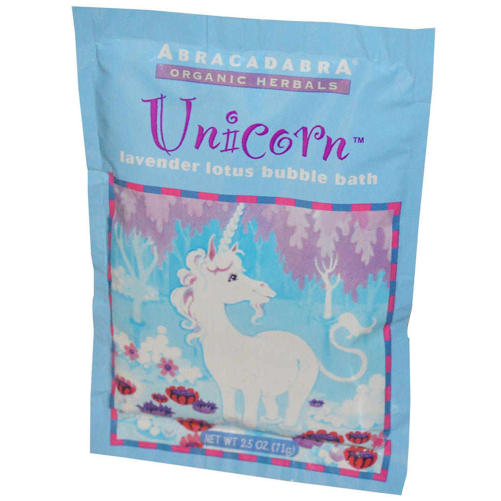 Abra Therapeutics Baño de burbujas Unicorn Lavender Lotus 2,5 oz (71 g)