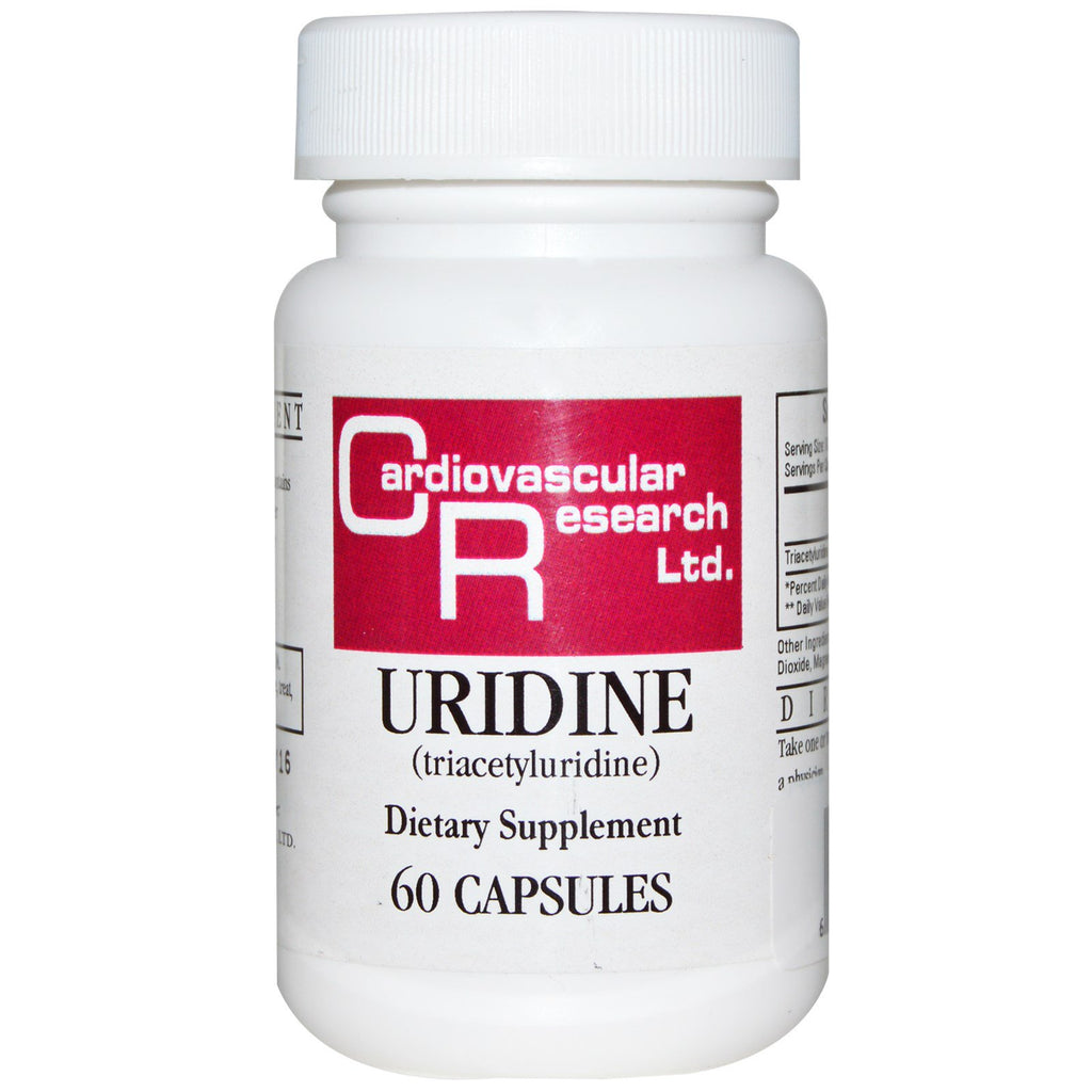 Cardiovascular Research Ltd., Uridine, 60 gélules