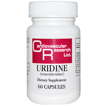 Cardiovascular research ltd., uridina, 60 capsule