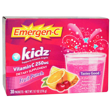 Emergen-C Kidz Fruit Punch 30 Päckchen 9,7 oz (276 g)