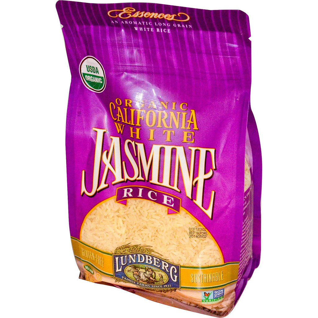 Lundberg  California White Jasmine Rice 32 oz (907 g)