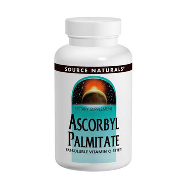 Source Naturals, Palmitate d'ascorbyle, 500 mg, 90 comprimés