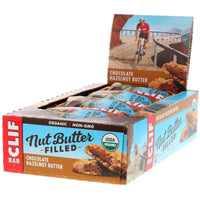 Clif Bar  Nut Butter Filled Energy Bar Chocolate Hazelnut Butter 12 Energy Bars 1.76 oz (50 g) Each