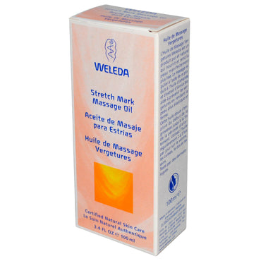Óleo de massagem para estrias Weleda 100 ml (3,4 fl oz)
