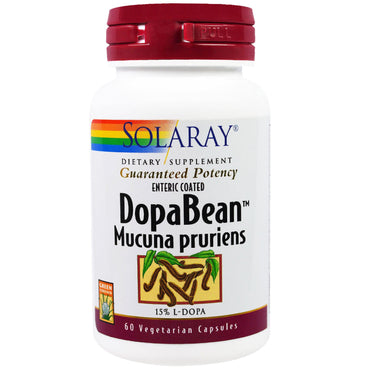 Solaray, DopaBean, Mucuna Pruriens, 60 gélules végétariennes