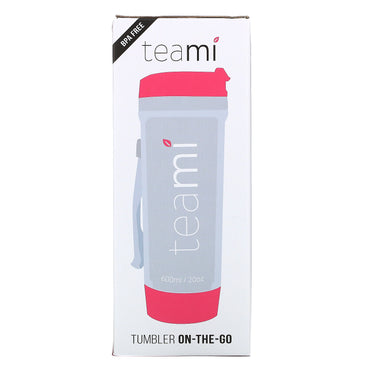 Teami, Tumbler On-the-Go, Pink, 20 oz (600 ml)