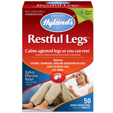 Hyland's, Pernas Repousantes, 50 Comprimidos de Dissolução Rápida