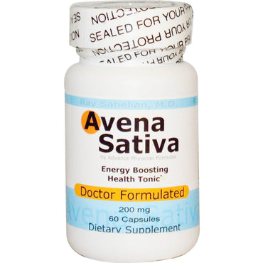 Advance Doctor Formulas, Inc., Avena Sativa, 60 gélules