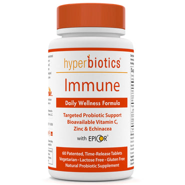 Hyperbiotics, Immune, Daily Wellness Formula, 60 Time-Release Tablets