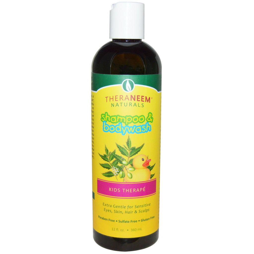 Organix South, TheraNeem Naturals, Kindertherapie, Shampoo und Duschgel, 12 fl oz (360 ml)