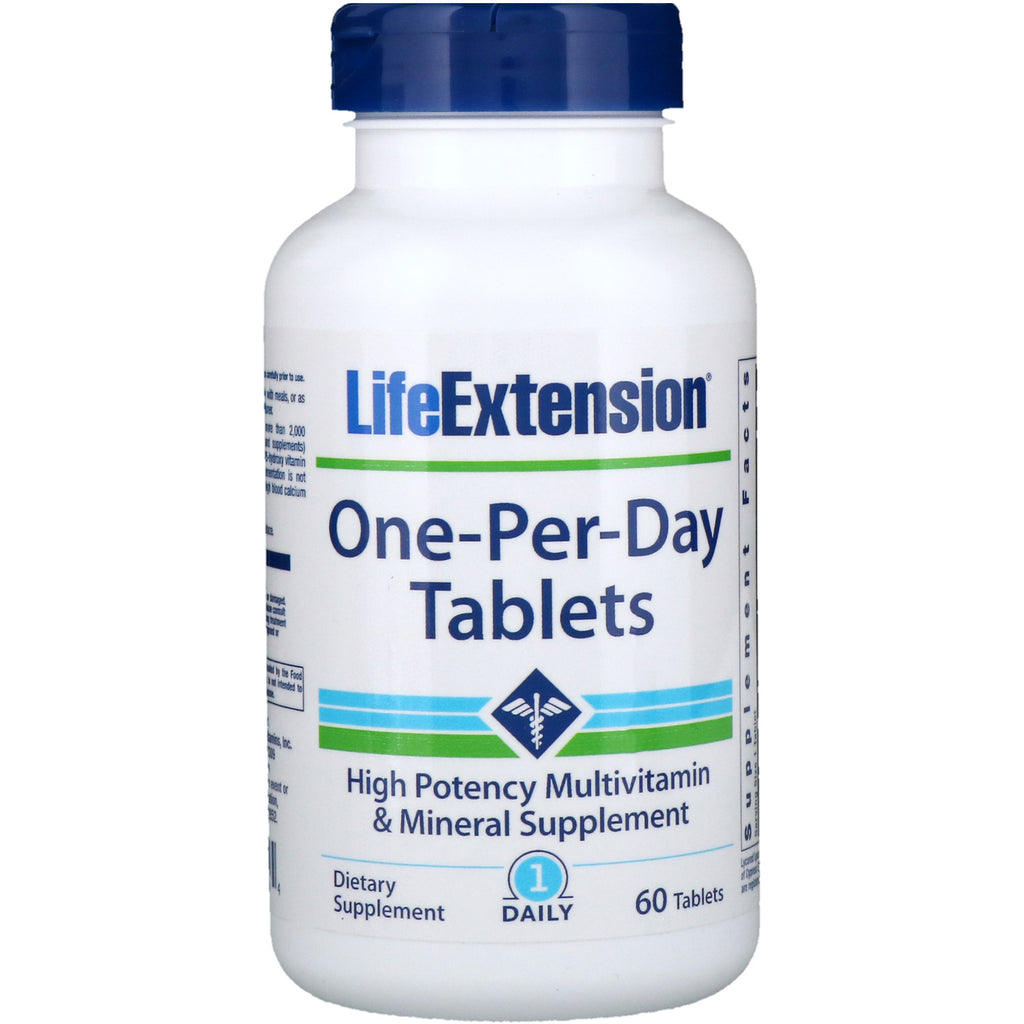 Life Extension, One-Per-Day Tablets, 60 Tablets