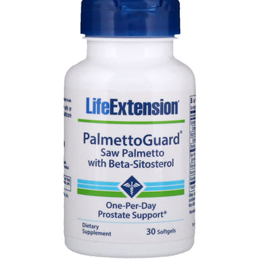 Life Extension, PalmettoGuard Saw Palmetto, 30 cápsulas blandas