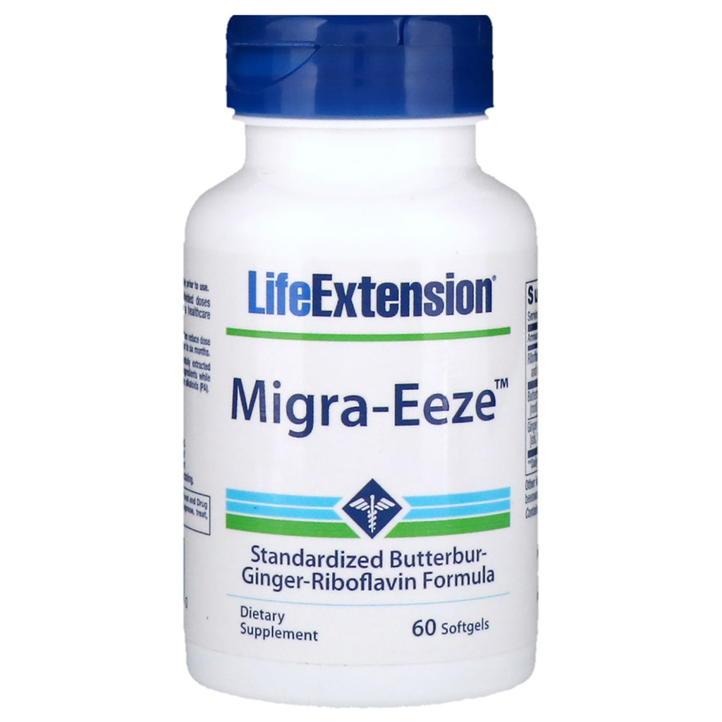Life Extension, Migra-Eeze, 60 cápsulas blandas