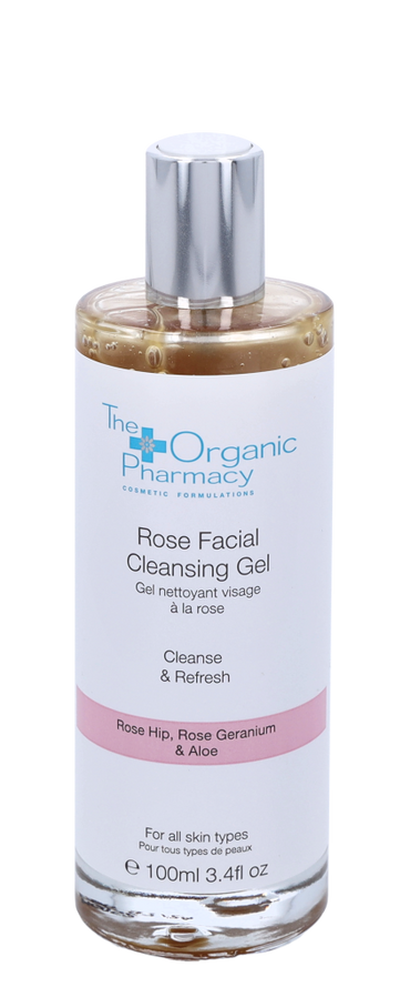The Organic Pharmacy Gel Nettoyant Visage à la Rose 100 ml