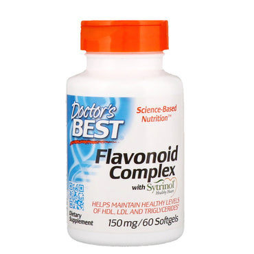 Doctor's Best, Complejo de flavonoides con sytrinol, 60 cápsulas blandas