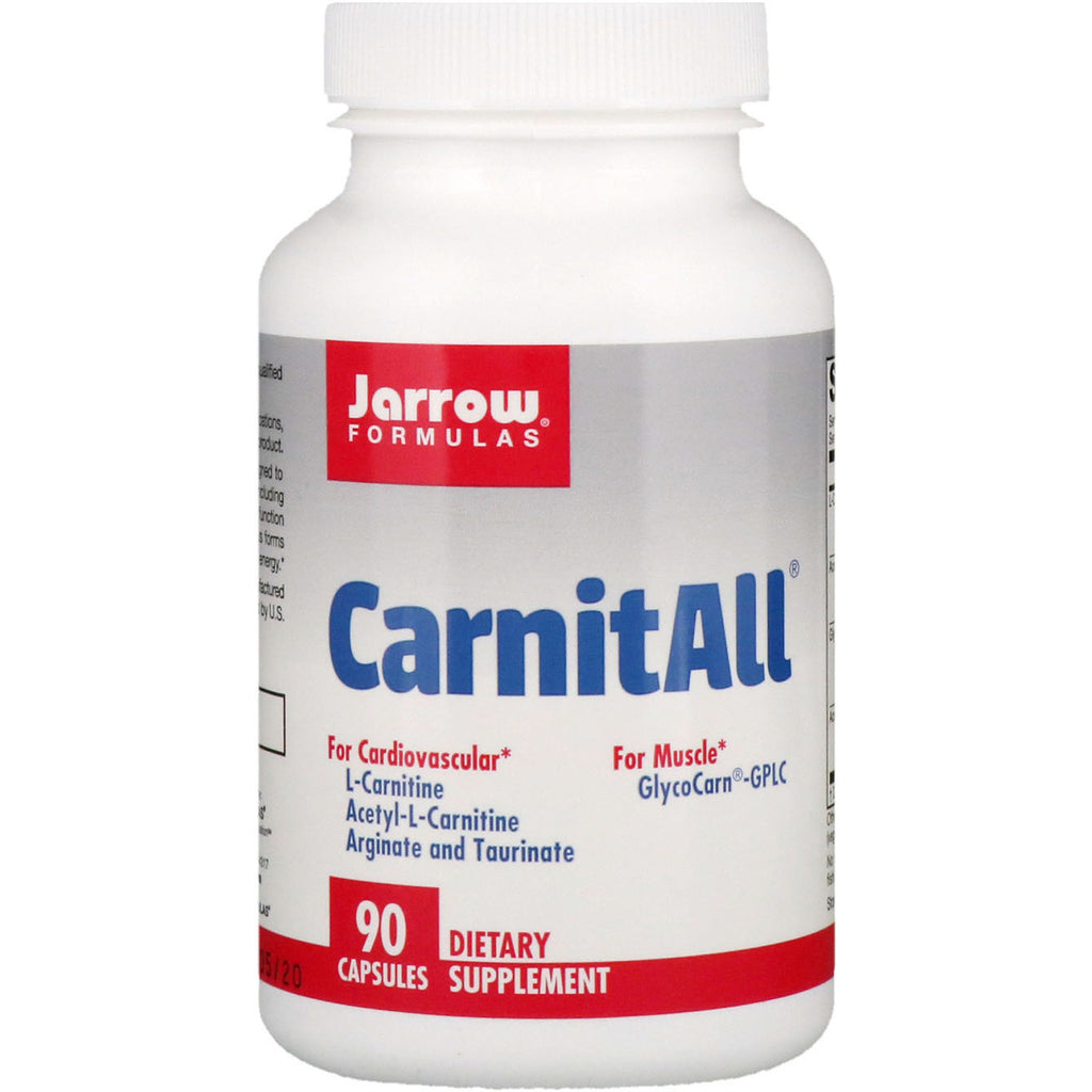 Jarrow Formulas, CarnitAll, 90 cápsulas