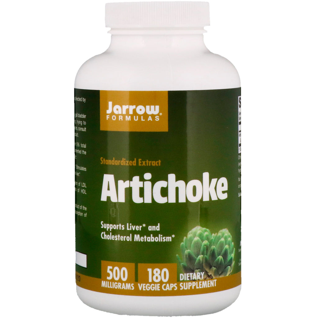 Jarrow Formulas, Artischocke 500, 500 mg, 180 Kapseln