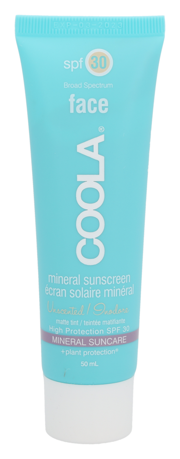 Coola Face Tinte Mate Protector Solar Mineral SPF30 50 ml