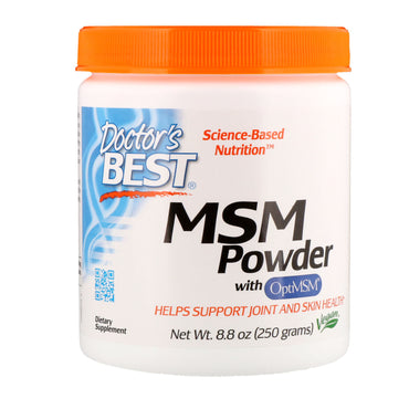 Doctor's Best, MSM-pulver med OptiMSM, 8,8 oz (250 g)