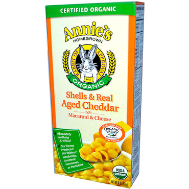 Annie's Homegrown Macaroni & Cheese Shells & Real Aged Cheddar  6 oz (170 g)