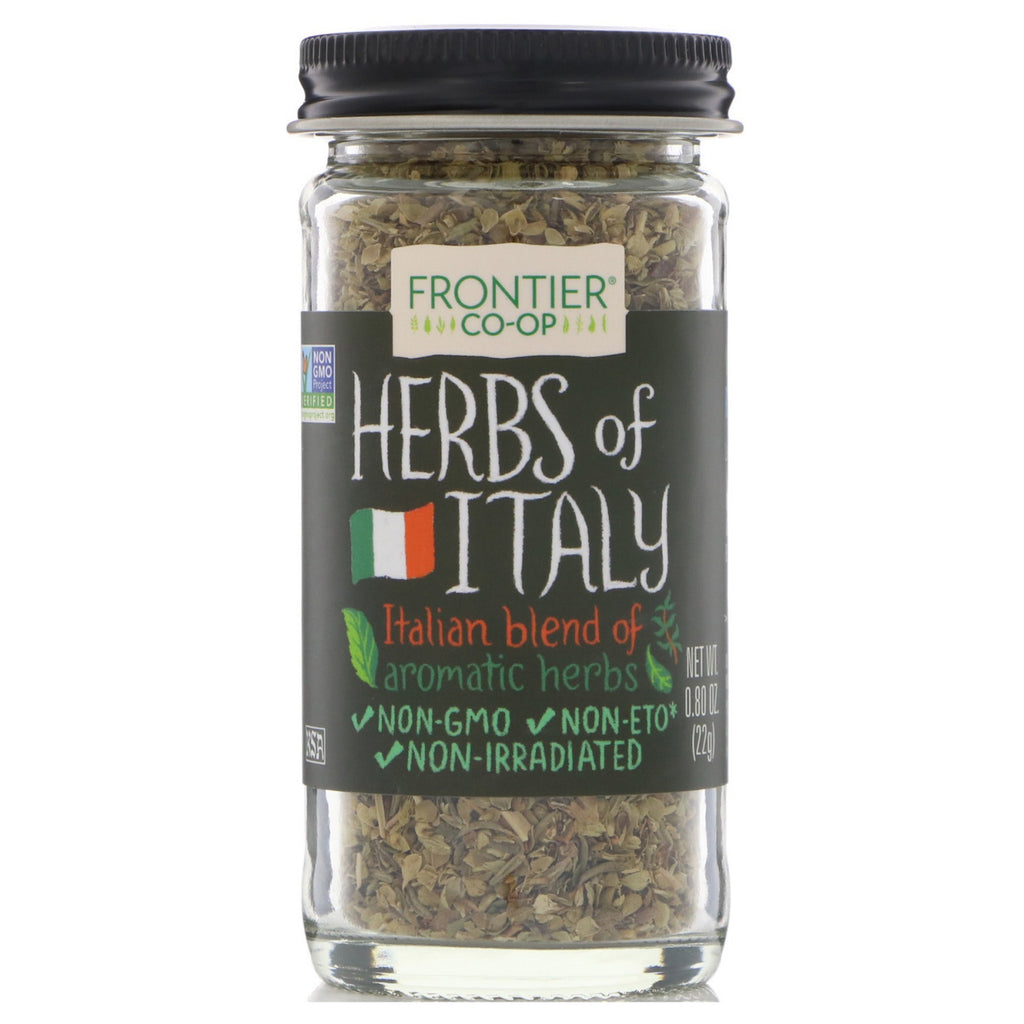 Frontier Natural Products, Hierbas de Italia, Mezcla italiana de hierbas aromáticas, 22 g (0,80 oz)