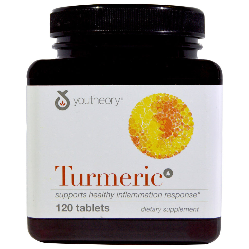 Youtheory, turmeric, 120 tablete