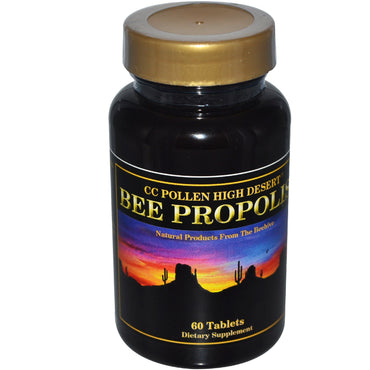 Cc-Pollen, High Desert Bee Propolis, 60 Tabletten