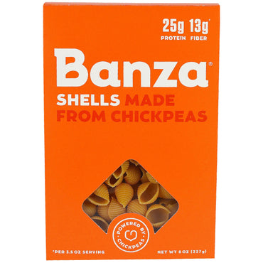 Pâtes aux pois chiches Banza Shell 8 oz (227 g)