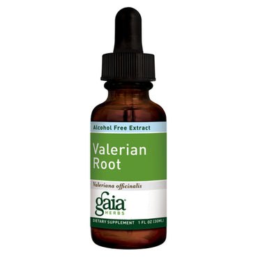 Gaia Herbs, Raíz de valeriana, extracto sin alcohol, 1 fl oz (30 ml)