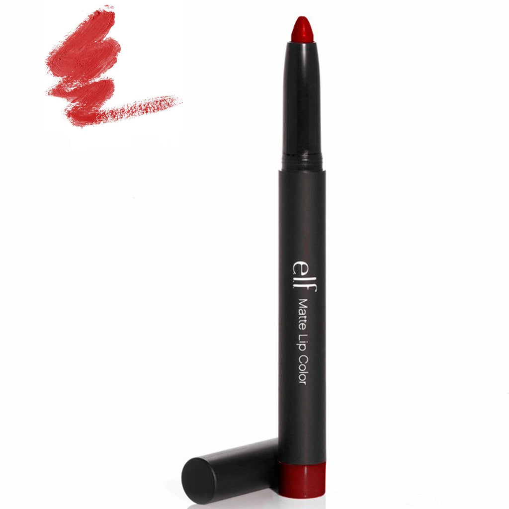 ELF Cosmetics, matte lipkleur, rijk rood, 0,05 oz (1,4 g)