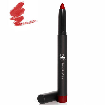 ELF Cosmetics, Color de labios mate, rojo intenso, 1,4 g (0,05 oz)