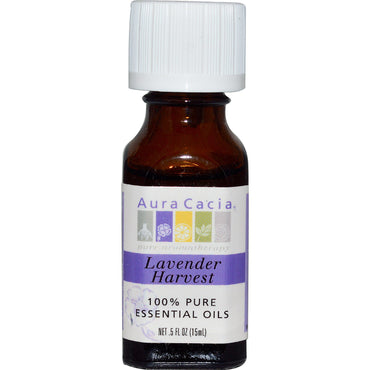 Aura Cacia, 100 % reine ätherische Öle, Lavendelernte, 0,5 fl oz (15 ml)