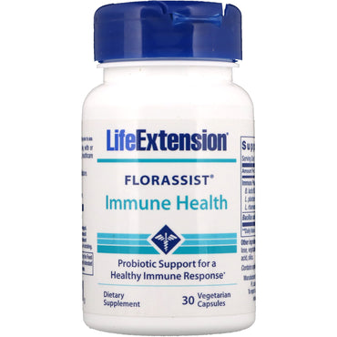 Life Extension, Florassist, Santé immunitaire, 30 capsules végétariennes