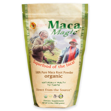 Maca Magic, , مسحوق جذور الماكا النقي 100%، 2.2 رطل (1000 جم)