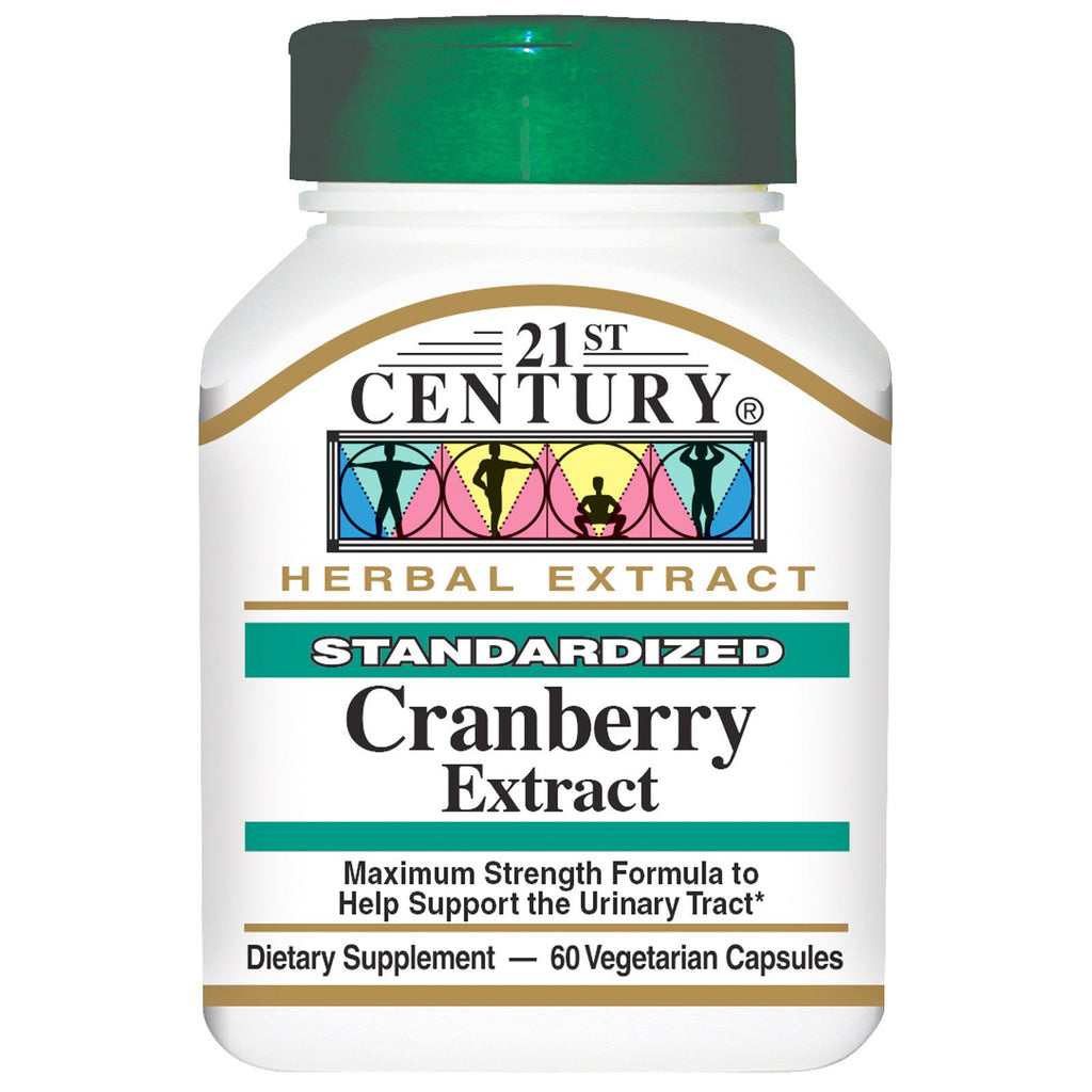 21st Century, Cranberry Extract, Standardized, 60 Veggie Caps