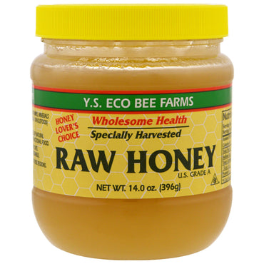 YS Eco Bee Farms, Miel cruda, 14,0 oz (396 g)