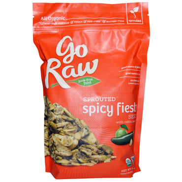Go Raw,  Sprouted Spicy Fiesta Seeds with Celtic Sea Salt, 16 oz (454 g)