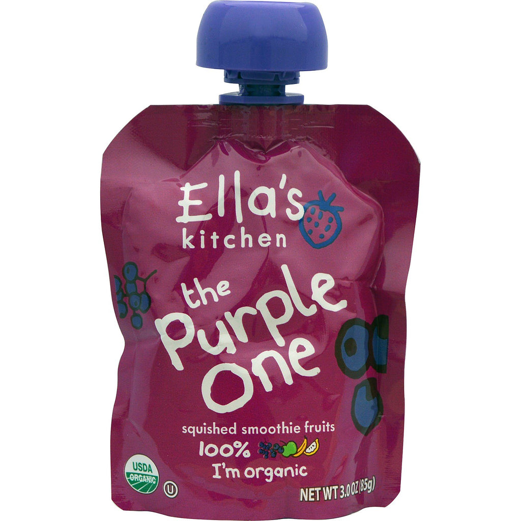 Ella's Kitchen The Purple One Smoothie de frutas espremidas 3,0 oz (85 g)