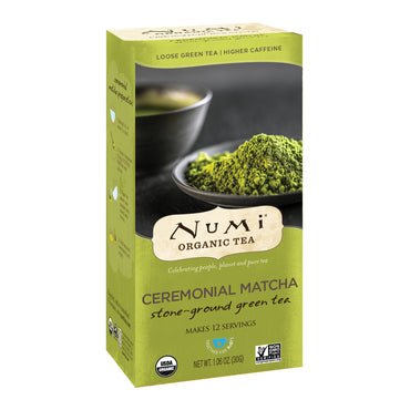 Herbata Numi, Herbata, Herbata zielona sypka, Ceremonialna Matcha, 1,06 oz (30 g)