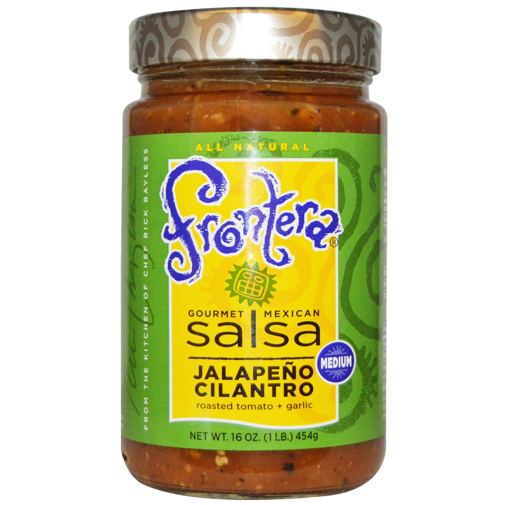 Frontera, Gourmet Mexican Salsa, Medium, JalapeÃ±o Cilantro, 16 oz (454 g)
