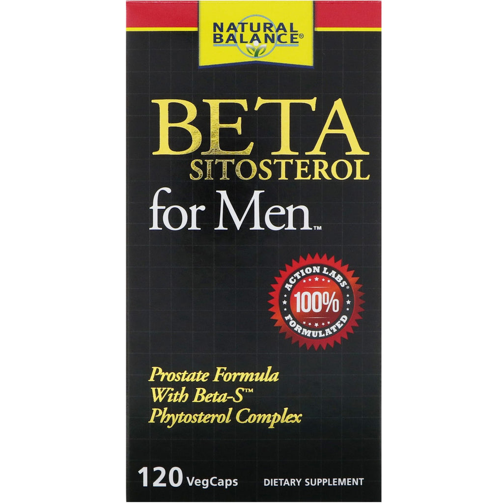 Naturlig balance, beta-sitosterol til mænd, 120 vegcaps