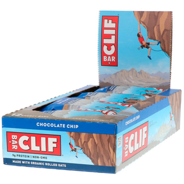 Clif Bar Energy Bar Chocolate Chip 12 Barer 2,40 oz (68 g) hver