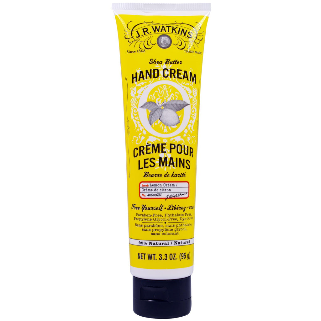 JR Watkins, Shea Butter Hand Cream, Citron Cream, 3,3 oz (95 g)